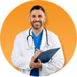 Nosso time de médicos cuida de você, oferecendo suporte personalizado.
